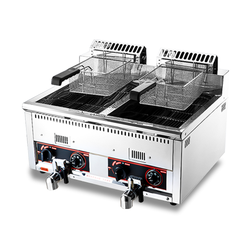주방 전문가용 프라이어 더블 탱크 가스 프라이어 레스토 - Commercial Gas Deep Fryer Propane 리뷰 및 가격