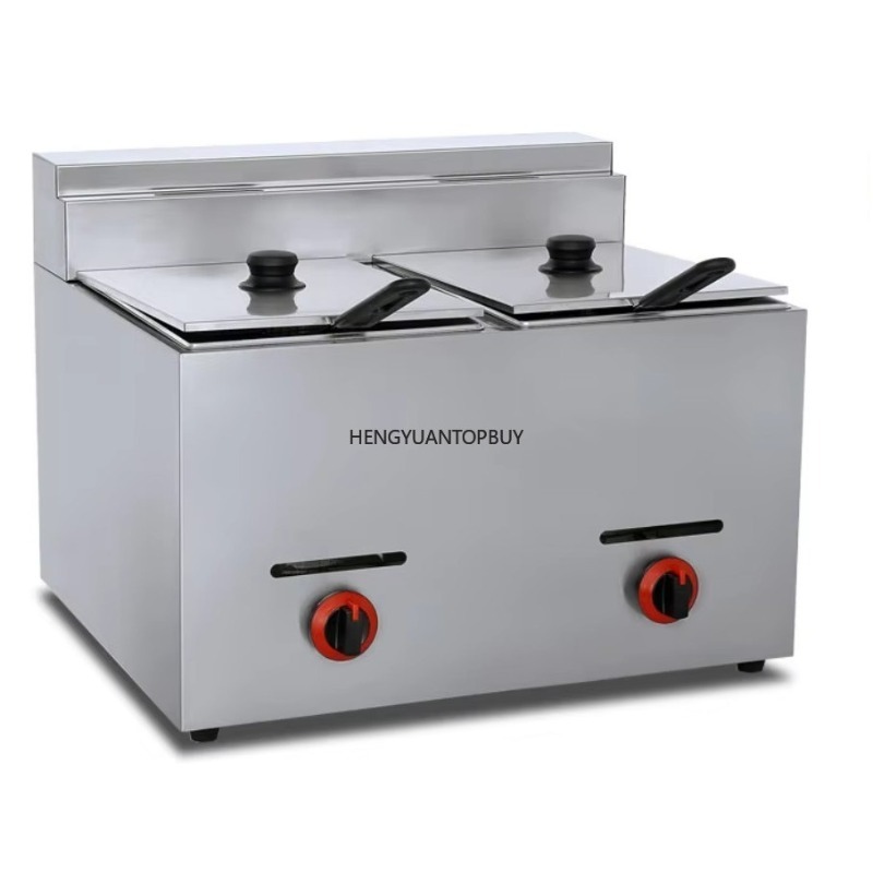 상업용 LPG 가스 딥 프라이어, 8L 바스켓 및 뚜껑 - Commercial Gas Deep Fryer Propane 리뷰 및 가격
